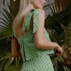 Antonio Melani x Style by Simkins Charlotte Printed Poplin Top